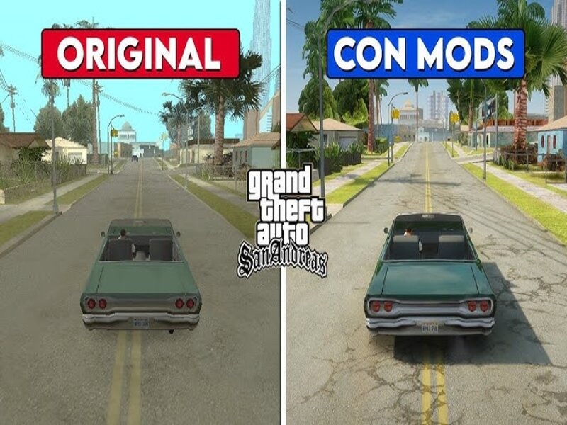 Tải GTA San Mod Xe Độ (Full Skin, Việt Hóa, Menu) v2.11.311 So Sánh Giữa Phiên Bản MOD Và Phiên Bản Gốc