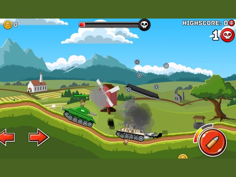 Các chế độ trong Hack Hills Of Steel