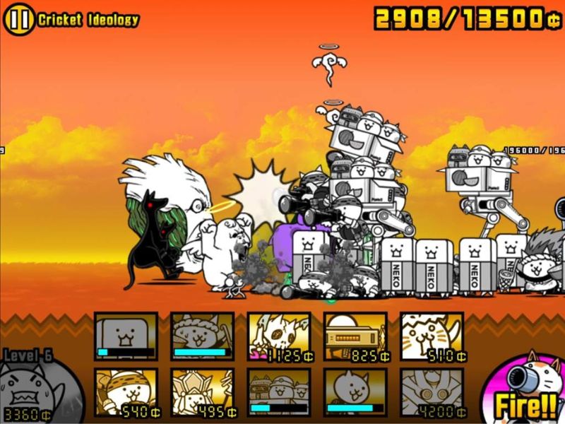 Tải The Battle Cats Hack (MOD Menu, Vô Hạn Tiền, XP, Đồ Ăn) 15.0.1 APK Chiến đấu theo thời gian thực trong Hack The Battle Cats