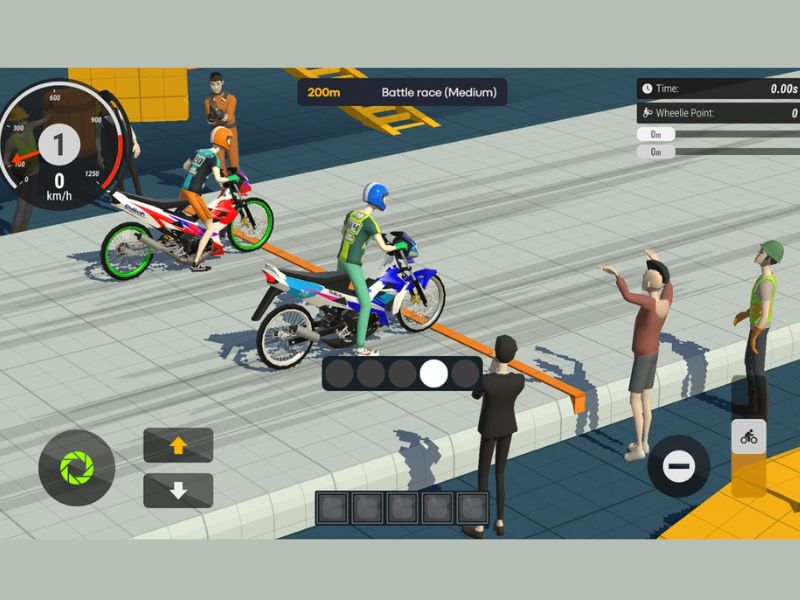 Tải Asian Drag Champion MOD (Vô Hạn Tiền, Mở Khóa) v1.0.7 Lối chơi đơn giản trong Asian Drag Champion MOD