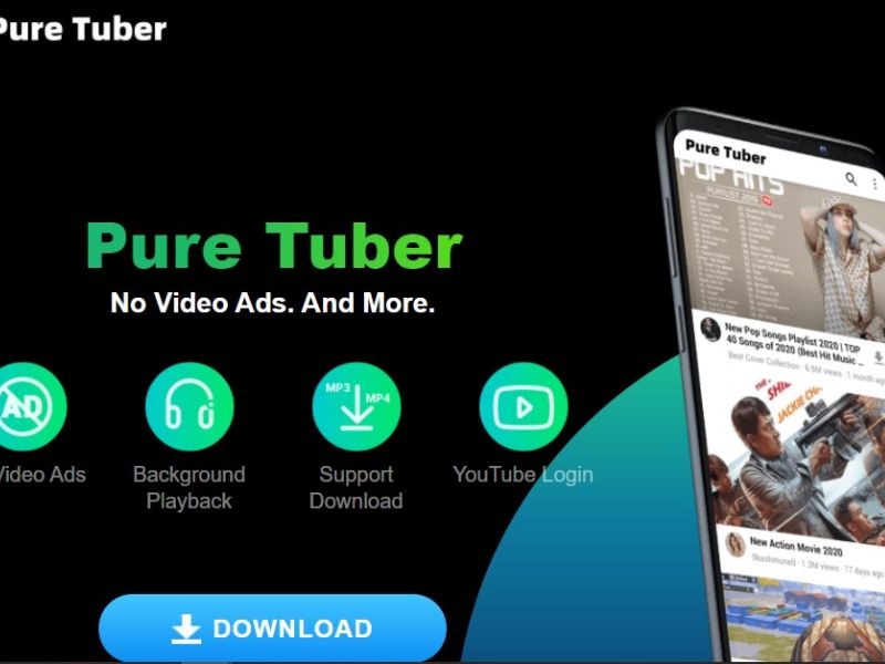 Pure Tuber APK Hỗ Trợ Chất Lượng Video Từ 144p Đến 8K