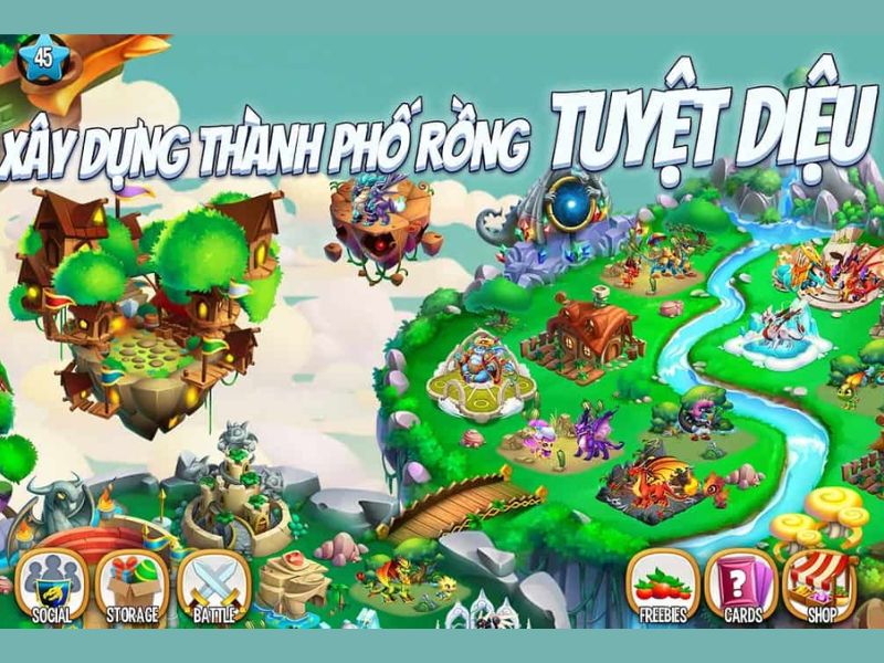 Tự Tay Gây Dựng Vương Quốc Rồng Trong Hack Dragon City