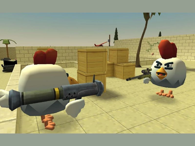 Tải Hack Chicken Gun (MOD Menu, Bất Tử, Vô Hạn Tiền) v4.8.0 Đồ họa 3D thân thiện trong Chicken Gun Hack