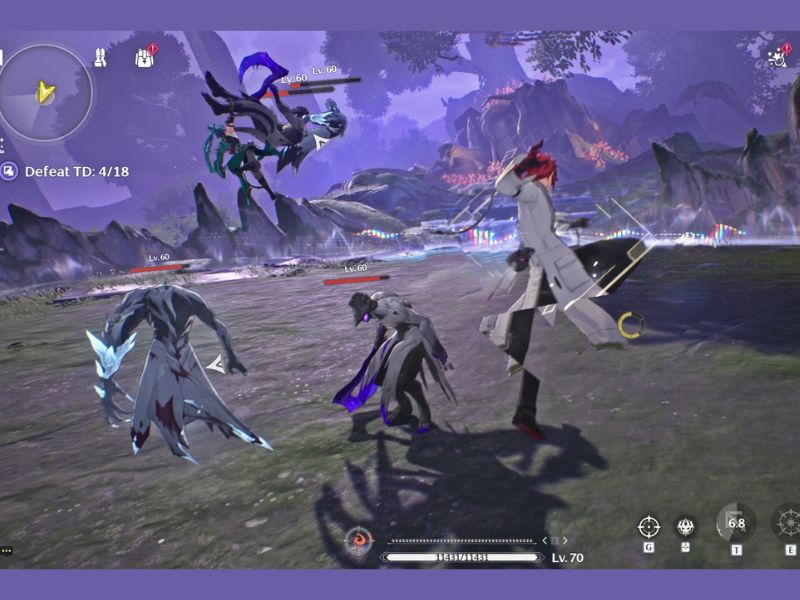 Đồ họa sinh động trong Wuthering Waves APK 