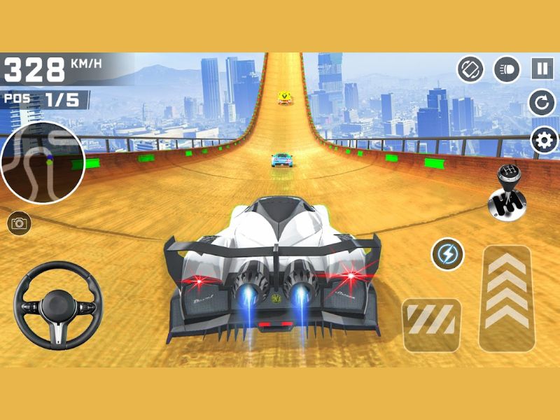 Đường đua đa dạng trong Racing Master APK 