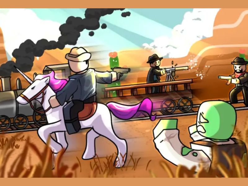 Lối chơi bắn súng hành động kịch tính trong Hack Dead Rail VNG 