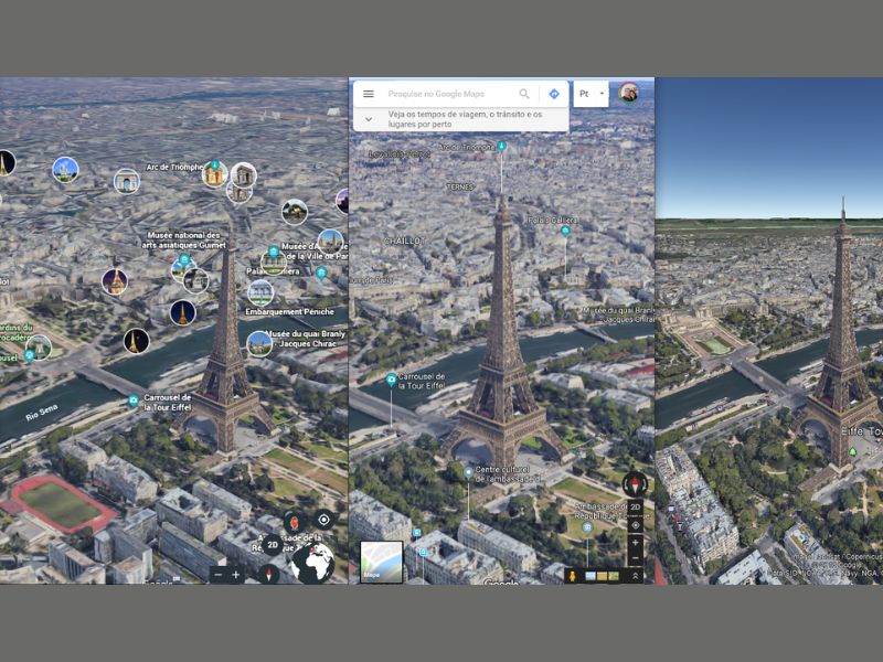 Tạo lộ trình, đánh dấu điểm yêu thích trong Google Earth APK