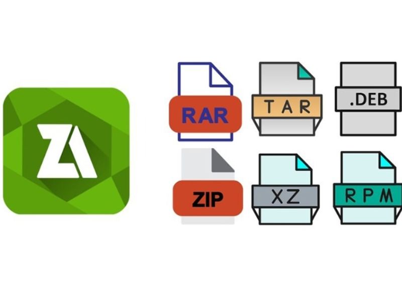Zarchiver Pro APK hỗ trợ đa dạng file