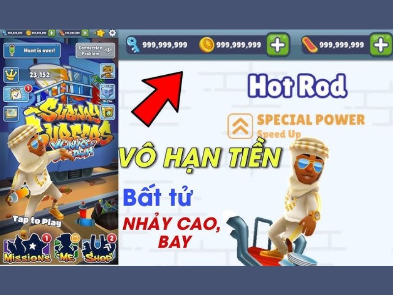Tải Subway Surfers Androidmentor MOD (Chìa Khóa, Tiền, Menu) v3.56.1 Một Số Tính Năng MOD Hấp Dẫn Của Subway Surfers Androidmentor