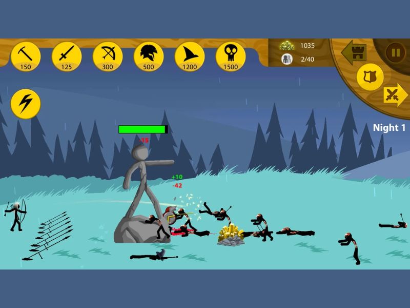 Đồ họa đơn giản trong Hack Stick War Legacy Modlmh.com
