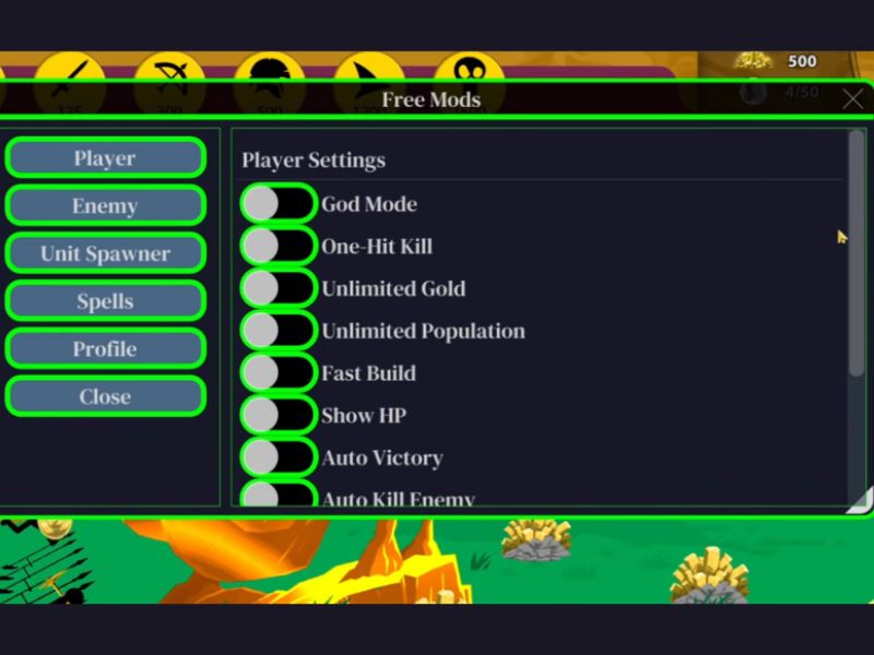 Một Số Tính Năng Nổi Bật Trong Hack Stick War Legacy Modlmh.com
