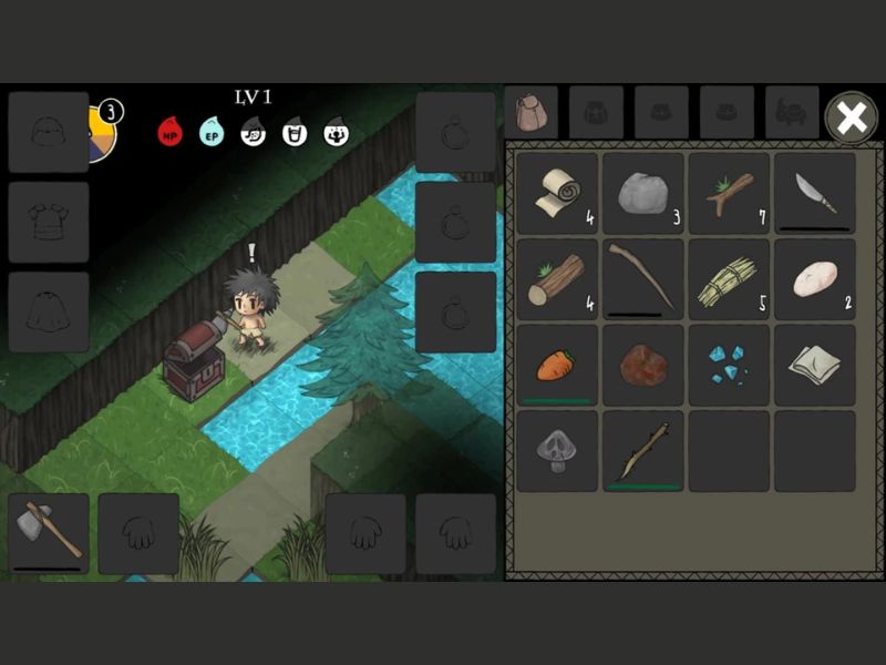 Tải The Wild Darkness Mod APK 1.3.58 (Vô Hạn Tiền, Bất Tử, Menu) Miễn Phí Sinh tồn với hệ thống tài nguyên trong The Wild Darkness Mod APK 1.3.58