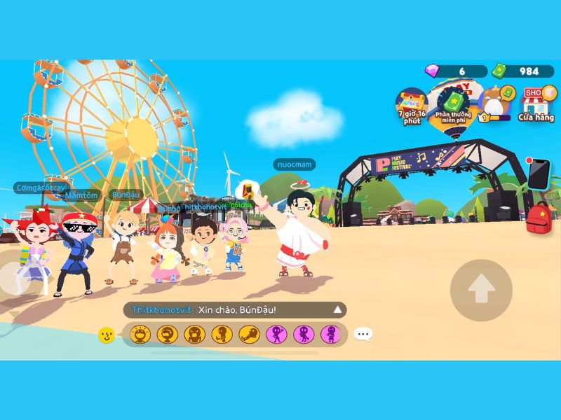 Thế giới mở đa dạng trong Play Together Modhack.cfd
