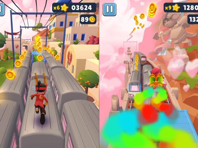 Tải Subway Surfers Androidmentor MOD (Chìa Khóa, Tiền, Menu) v3.56.1 Thu thập xu và vật phẩm trong Subway Surfers Androidmentor