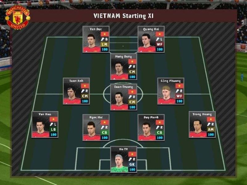 Xây dựng đội bóng trong Dream League Soccer 2019 MOD