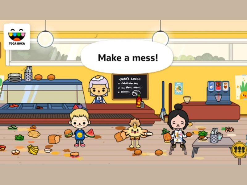 Đồ họa dễ thương trong Toca Boca MOD APK