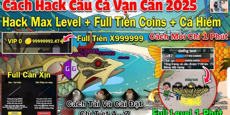 Tải Câu Cá Vạn Cân MOD APK (Menu, Vô Hạn Tiền, Thể Lực, Full Map) v2.0.5 Hack Câu Cá Vạn Cân