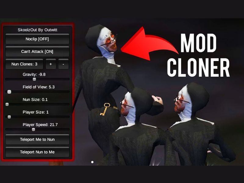 Một Số Tính Năng MOD Hấp Dẫn Của Evil Nun Hack Tiger Bất Tử
