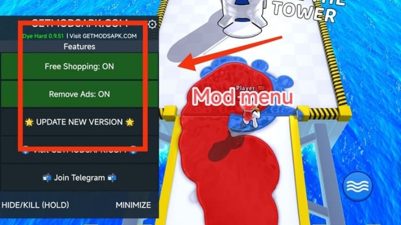 Dye Hard hack