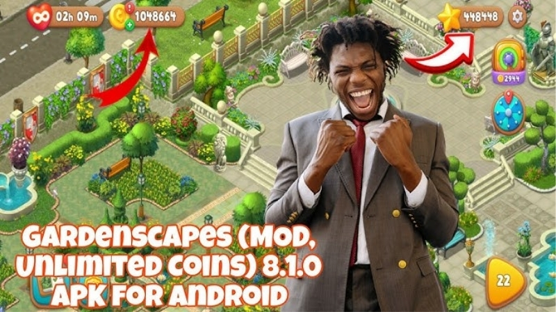 Những Điều Thú Vị Khi Chơi Bản Gardenscapes MOD
