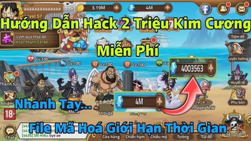 Tải Hack Huyền Thoại Hải Tặc APK (Vô Hạn Kim Cương, Vàng, Thùng Bia) V1.0.5 hack huyền thoại hải tặc