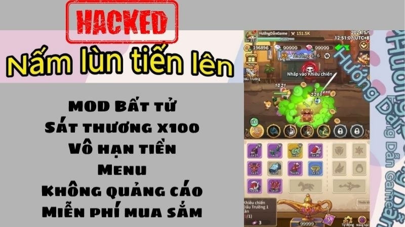 Tải Nấm Lùn Tiến Lên MOD APK (Bất Tử, Sát Thương) v2.0.45 Tại sao bạn nên chơi bản Nấm Lùn Tiến Lên Mod APK?