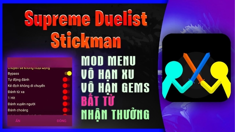 Tải Supreme Duelist Stickman Mod APK (Vô Hạn Tiền, Skin) v4.0.5 Tại sao bạn nên sử dụng phiên bản Supreme Duelist Stickman Mod APK?