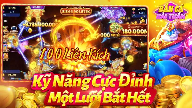 Những điểm nổi bật của Bắn Cá Hải Thần MOD APK