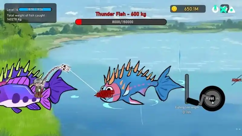 Tải Đại Chiến Câu Cá MOD APK (Menu MOD, Vô Hạn Tiền) v1.2.1 Tính năng MOD của Đại Chiến Câu Cá MOD APK