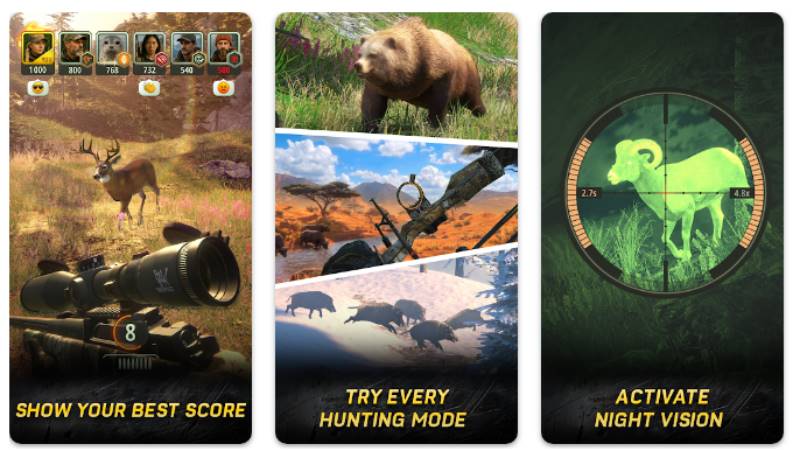 Tải Hunting Rivals MOD APK (Vô Hạn Tiền, Mở Khóa) v1.1.0 Tính năng của Hunting Rivals MOD APK