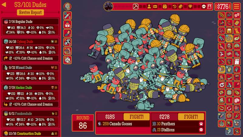 Tải How Many Dudes APK (Full Game) v100.0.897 Gameplay roguelike đầy hỗn loạn và sáng tạo