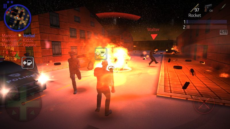 Payback 2 MOD APK sử dụng xe tăng trong trận chiến