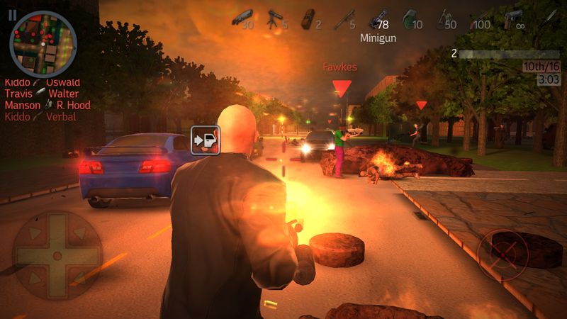 Payback 2 MOD APK với nhân vật chiến đấu trong thành phố