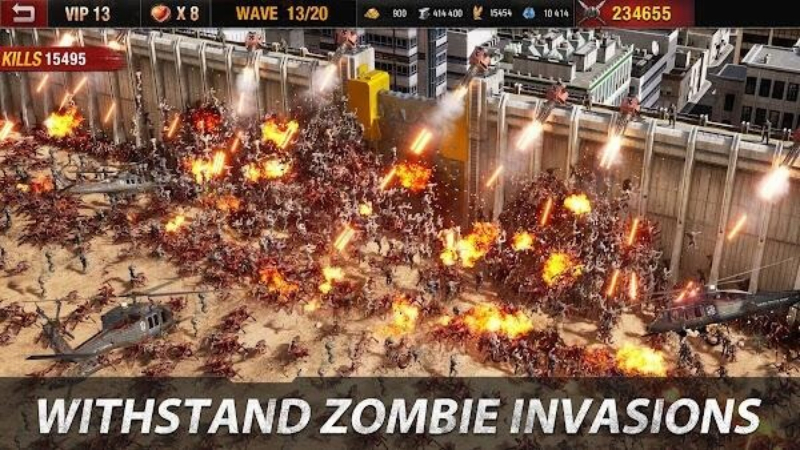Gameplay Age of Origins MOD APK điều quân chiến đấu với zombie