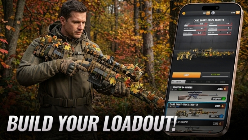 Tải Trophy Hunter MOD APK (Menu, One Hit) v3.27.0 Gameplay Trophy Hunter MOD APK trong trận săn PvP 1v1