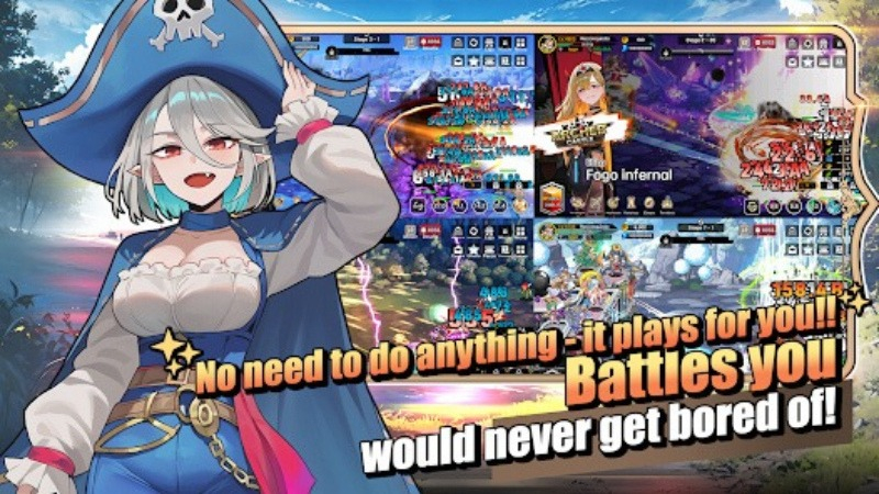 Nhân vật sử dụng kỹ năng trong Archer Castle MOD APK