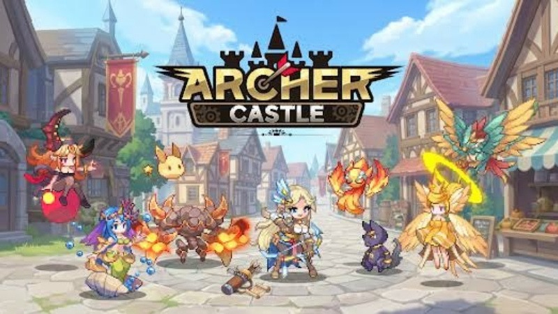 Pháo đài chiến đấu trong Archer Castle MOD APK
